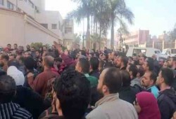 مظاهرات غاضبة تحاصر مديري أمن بورسعيد بعد حكم النقض