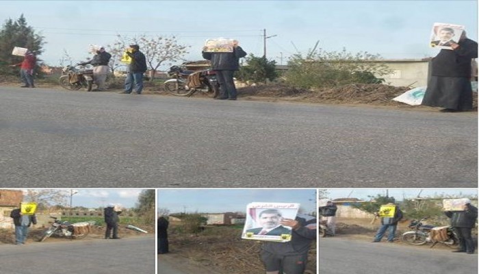 ثوار الحسينية بالشرقية يواصلون تظاهرات " السيسي عدو الشعب "