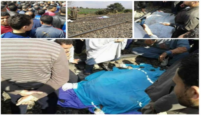 الغضب ينتاب أهالي قرية بالزقازيق بعد مصرع سيدة تحت عجلات قطار