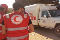 وفاة 13 مهاجرا اختناقا داخل حاوية شحن أثناء تهريبهم في ليبيا