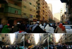 ثوار فيصل بالجيزة يطالبون بإطلاق الحريات