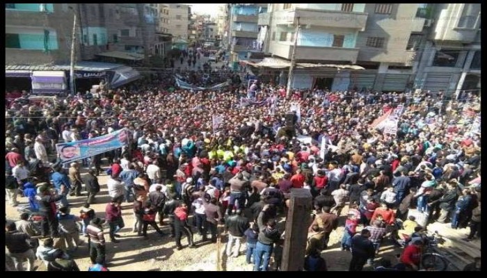 "لن يعدم بريء ونحن أحياء" .. الآلاف يتظاهرون بالمنزلة بالدقهلية رافضين إعدام "المجدي"