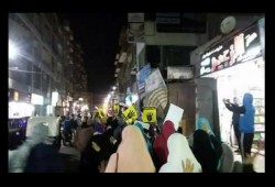 مسيرة ضد الانقلاب بحوش عيسى