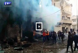 قوات النظام تقصف أرياف دمشق وإدلب وحمص