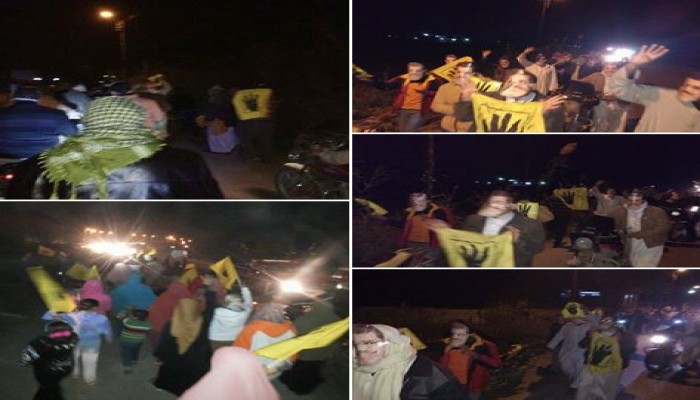ثوار أبو المطامير فى مسيرة للمرة الثانية ينددون باعتقلات قيادات الإخوان