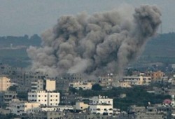 قصف إسرائيلي على غزة ودوي انفجارت ضخمة