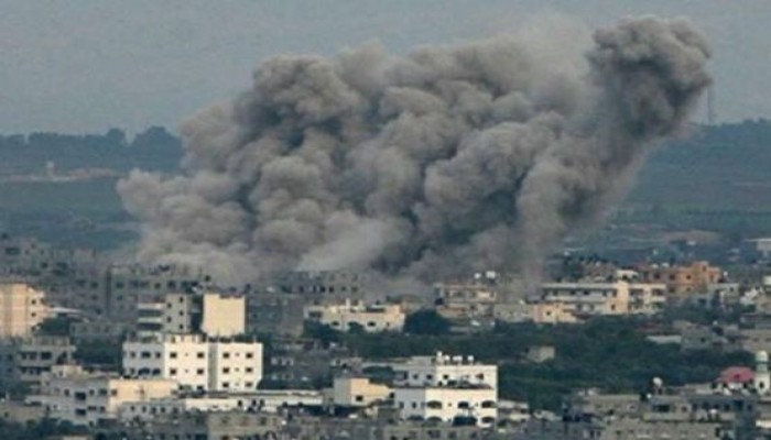 قصف إسرائيلي على غزة ودوي انفجارت ضخمة