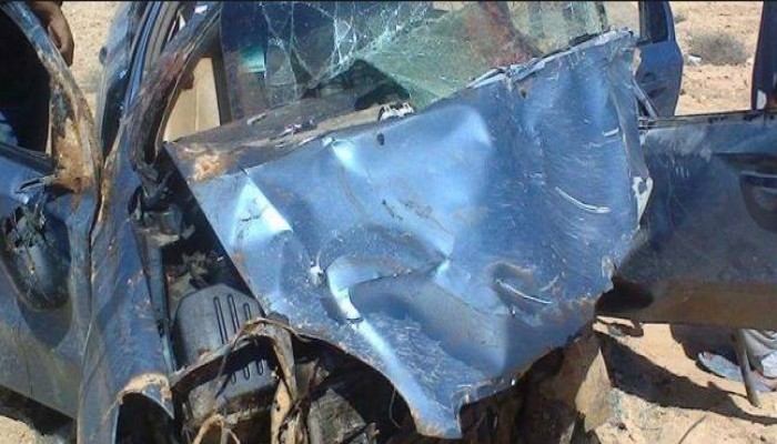 انقلاب سيارة بطريق "مطروح- الإسكندرية" وتفحم آخرى متوجهه إلى ليبيا