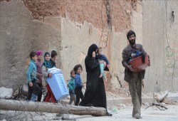 سكان الباب يشكرون تركيا والجيش الحر لطردهم "داعش"