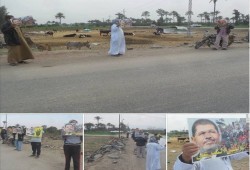 ثوار الحسينية بالشرقية يواصلون تظاهرات "قادتنا أبطال "