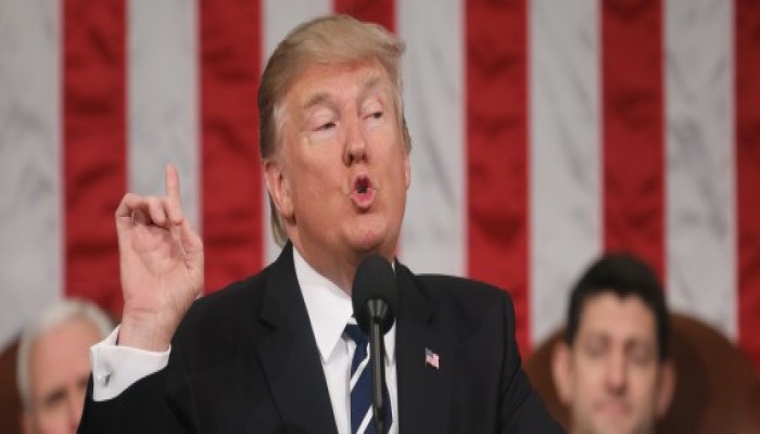 ترامب يقترح نظاماً جديداً للهجرة أمام الكونجرس