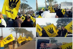 تضامناً مع المعتقلين : مسيرة صباحية لثوار فاقوس بالشرقية