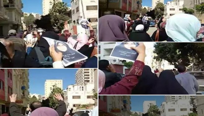 مسيرة حاشدة بالإسكندرية للتنديد باعتقال "أسماء محي الدين"