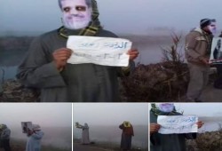 سلسلة بشرية  لثوار الدلنجات للتضامن مع المعتقلين