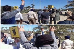ثوار الفيوم ينتفضون في جمعة "سيناء تفضح خيانتكم"