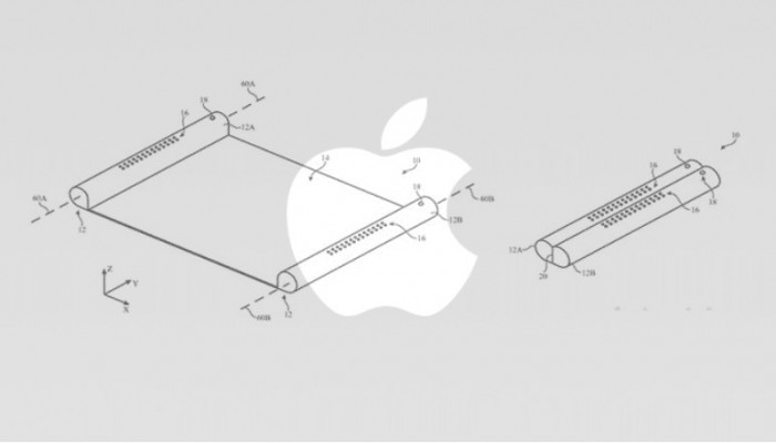 آبل تسجل براءة اختراع لجهاز إلكتروني ذو شاشة قابلة للسحب والطي