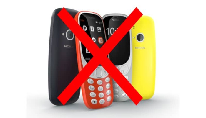 نوكيا 3310 غير صالح للاستعمال في العديد من البلدان