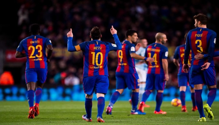 ميسي المذهل يعيد برشلونة إلى صدارة الدوري الإسباني