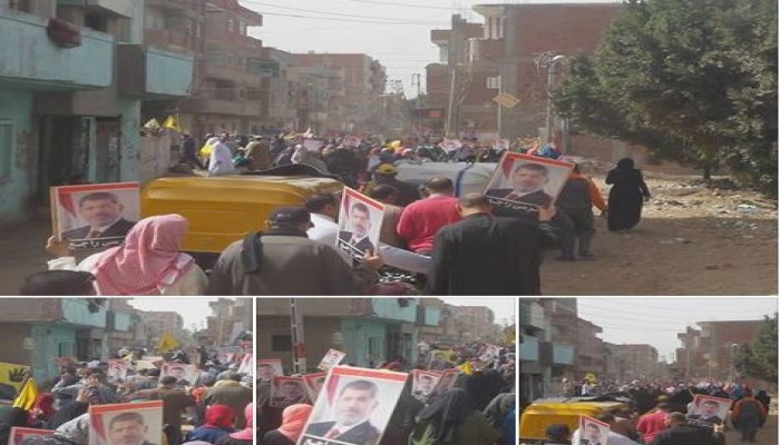 ثوار العدوة بالشرقية ينتفضون رفضا لجرائم العسكر