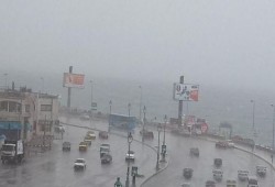 سقوط أمطار على مناطق متفرقة بالقاهرة والجيزة