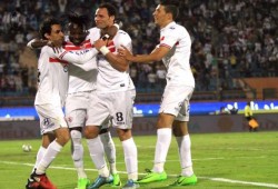 الزمالك يسحق رينجرز برباعية مقابل هدف في ذهاب الـ 32 ببطولة أفريقيا