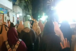 مسيرة ليلية لحرائر العصافرة بالإسكندرية بتندد بإجرام الانقلاب