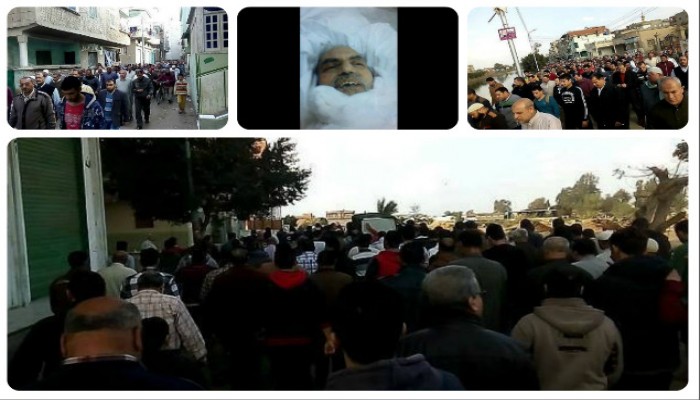 حشود ضخمة في تشييع الشهيد الشيخ أحمد عبد اللطيف بالدقهلية