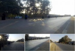 ثوار أبو حماد بالشرقية يواصلون تظاهراتهم في خامس أيام اسبوع " خبز و حرية "