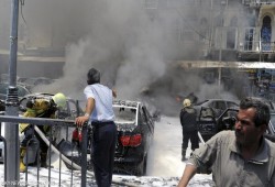 25 قتيلاً في تفجير القصر العدلي القديم بدمشق