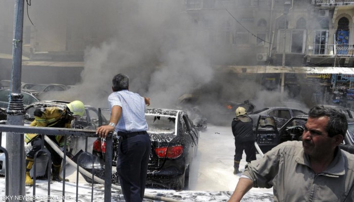 25 قتيلاً في تفجير القصر العدلي القديم بدمشق