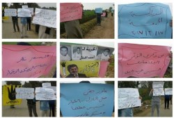 أهالي منية النصر بالدقهلية يهتفون: السيسي خرب البلد