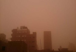 سماء المنيا "برتقالية" ورفع حالة الطوارئ بالمحافظة
