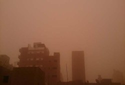 سماء المنيا "برتقالية" ورفع حالة الطوارئ بالمحافظة