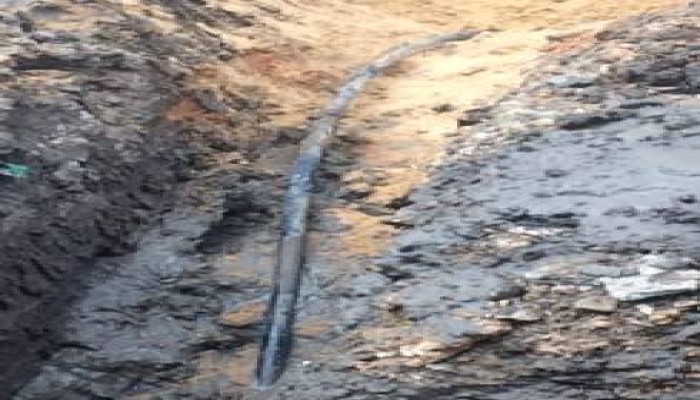 كارثة تنتظر أهالي أبو حمص بسبب خط "مياه"