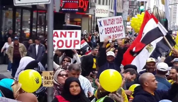 الجالية المصرية ومنظمات مدنية تطالب بمنع استقبال السيسي في واشنطن