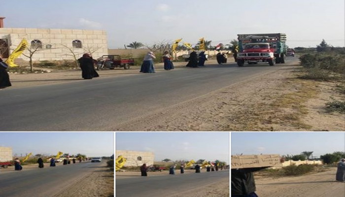 سلسلة ومسيرة لثوار البستان الجديد ضد العسكر