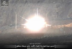 ثوار الغوطة الشرقية يدمرون و يعطبون ٧ آلايات للأسد