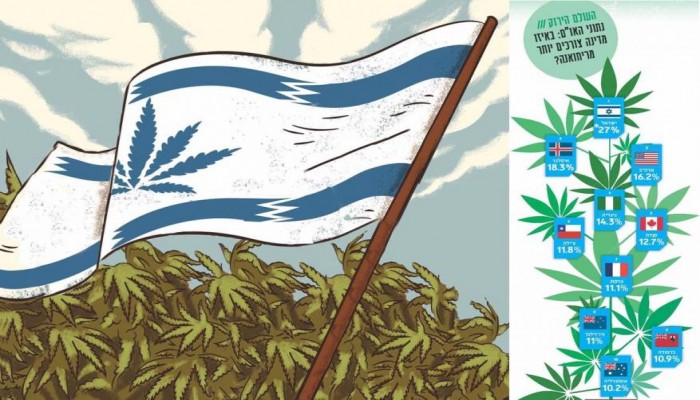 دولة الاحتلال تتصدر العالم في استخدام "الحشيش"