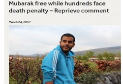 مؤسسة حقوقية بريطانية تطالب بإطلاق سراح الشباب المعتقلين في مصر إسوة بمبارك