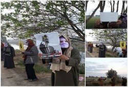 سلسلة بشرية لثوار الدلنجات تندد بغلاء الأسعار