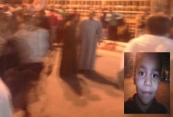 أهالى قرية الحميدات بقنا يقطعون الطريق احتجاجا على تغيب طفل