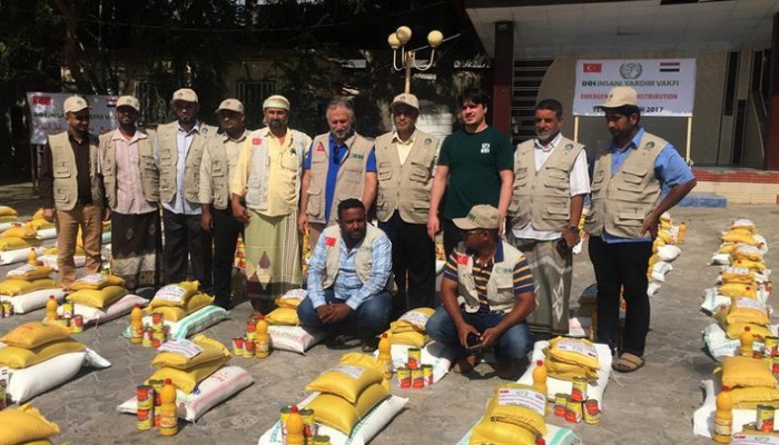 هيئة الإغاثة التركية تواصل توزيع المساعدات الإنسانية في اليمن‎