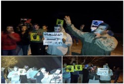 ثوار الدلنجات في وقفة ليلية ضد غلاء الاسعار