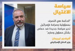 ليبرمان: يلوح باغتيال "هنية"