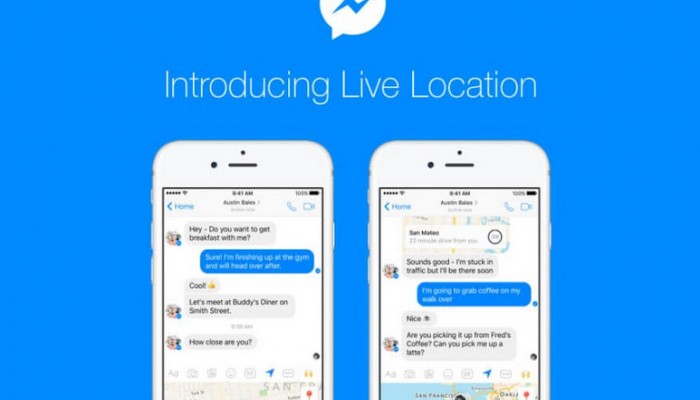 فيس بوك ماسنجر يتيح مشاركة الموقع لمدة ساعة