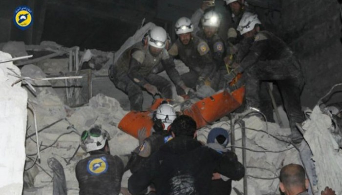 غارات روسية مكثفة على مدينة جسر الشغور خلفت مجزرة في صفوف المدنيين