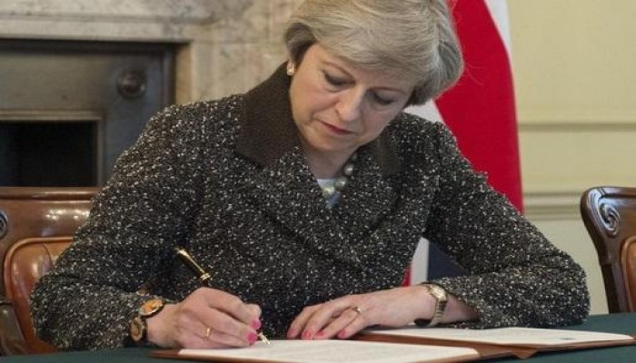 بدء مفاوضات خروج بريطانيا من الاتحاد الأوروبي