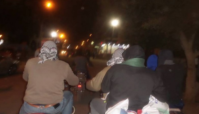 مسيرة ليليلة لشباب ضد الانقلاب بالشرقية