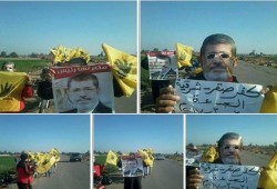 ثوار كفر صقر بالشرقية ينددون بحكم العسكر