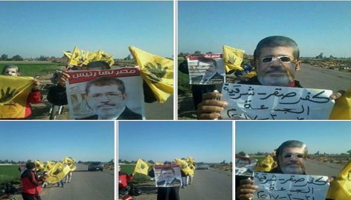 ثوار كفر صقر بالشرقية ينددون بحكم العسكر